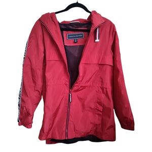 Tommy Hilfiger Red Windbreaker Jacket